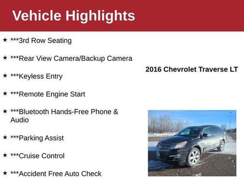 2016 Chevrolet Traverse 1LT