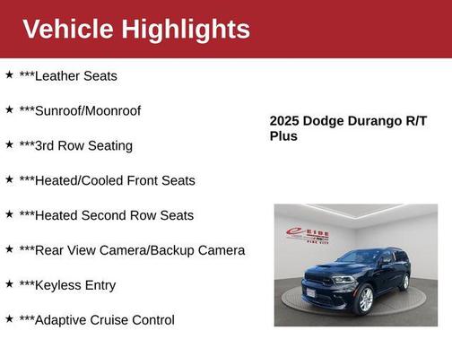 DB Black Clearcoat 2025 Dodge Durango R/T