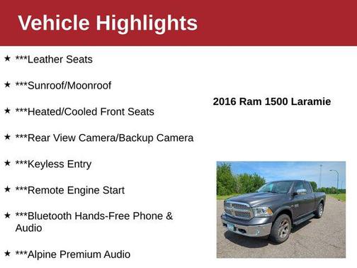 2016 RAM 1500 Laramie