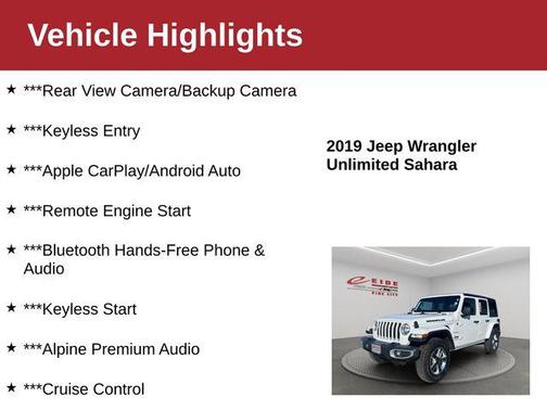 2019 Jeep Wrangler Unlimited Sahara