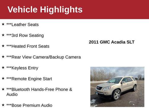 2011 GMC Acadia SLT-1