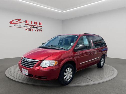 Blaze Red Crystal Pearlcoat/Black Cloth Top 2006 Chrysler Town & Country Touring