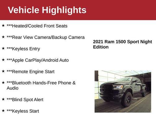 2021 RAM 1500 Sport