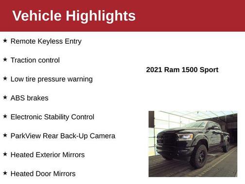 2021 RAM 1500 Sport