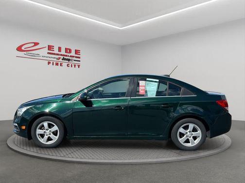 Rainforest Green Metallic 2015 Chevrolet Cruze 1LT