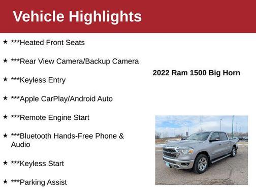 2022 RAM 1500 Big Horn/Lone Star