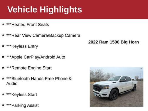 2022 RAM 1500 Big Horn/Lone Star