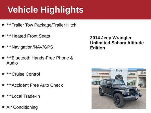 2014 Jeep Wrangler Unlimited Altitude