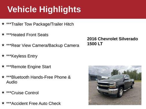 2016 Chevrolet Silverado 1500 1LT