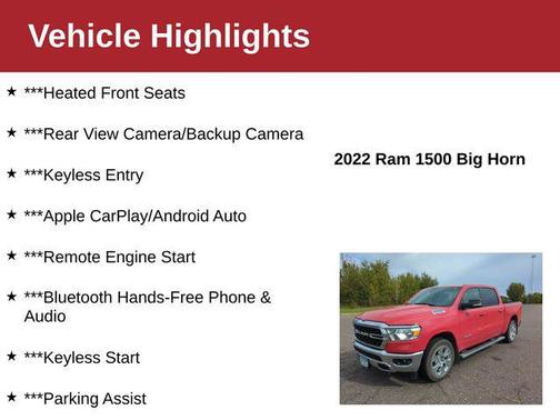 2022 RAM 1500 Big Horn/Lone Star