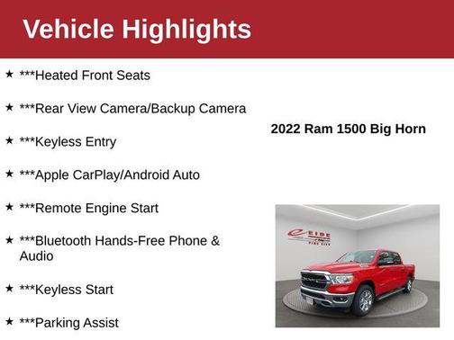 2022 RAM 1500 Big Horn/Lone Star