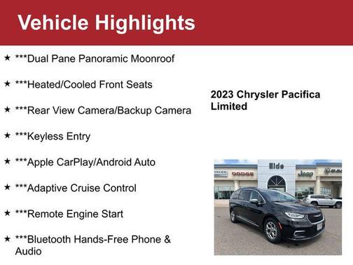 2023 Chrysler Pacifica Limited