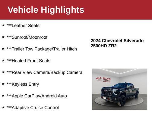 2024 Chevrolet Silverado 2500 4WD Crew Cab Standard Bed ZR2