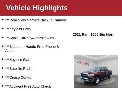 2021 RAM 1500 Big Horn/Lone Star