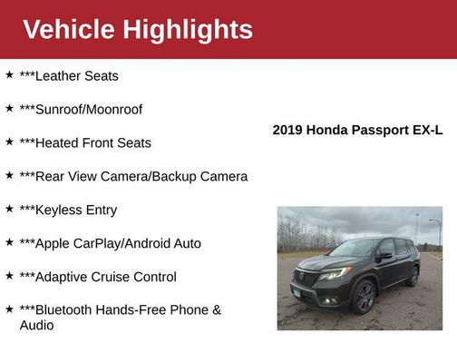 2019 Honda Passport EX-L