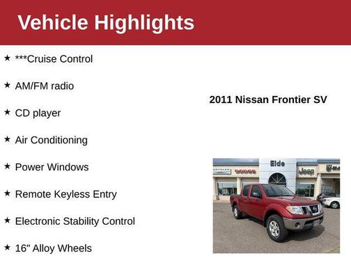 2011 Nissan Frontier SV