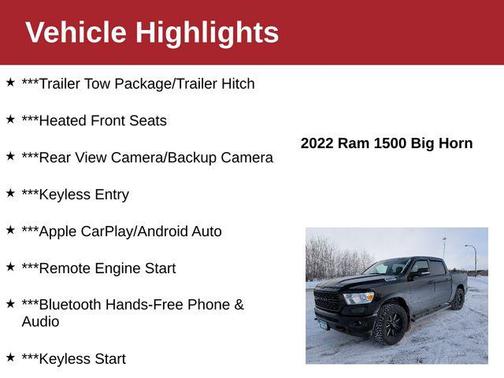 2022 RAM 1500 Big Horn/Lone Star