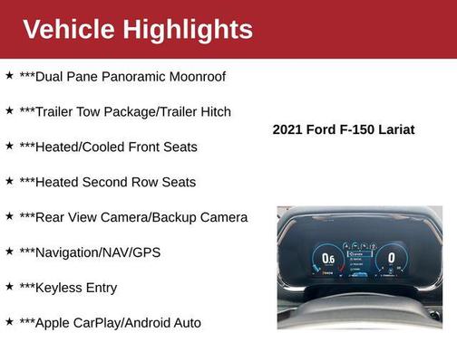 2021 Ford F-150 Lariat