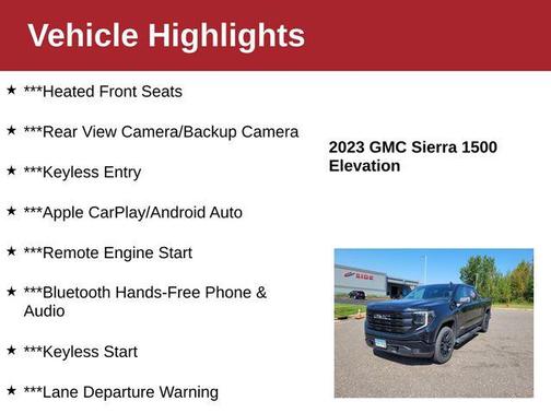 2023 GMC Sierra 1500 Elevation