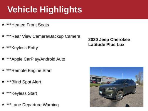 2020 Jeep Cherokee Latitude Lux