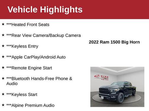 2022 RAM 1500 Big Horn/Lone Star