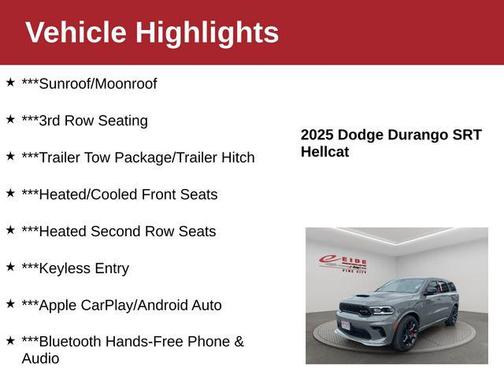 2025 Dodge Durango SRT Hellcat Silver Bullet AWD