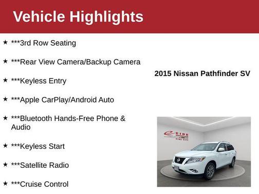 2015 Nissan Pathfinder SV