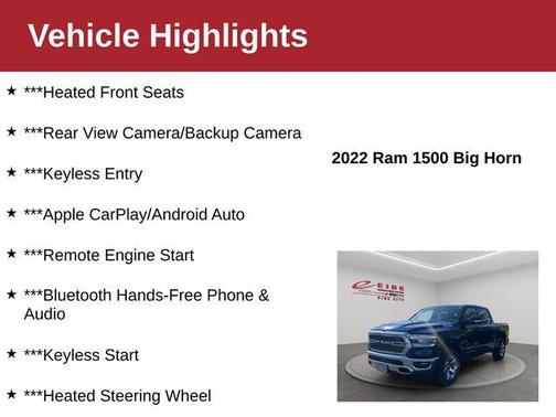 2022 RAM 1500 Big Horn/Lone Star