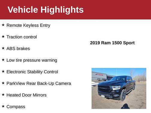 2019 RAM 1500 Sport