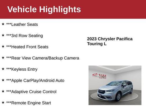 Silver Mist Clearcoat 2023 Chrysler Pacifica Touring L