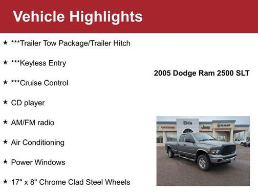 2005 Dodge Ram 2500 SLT Quad Cab