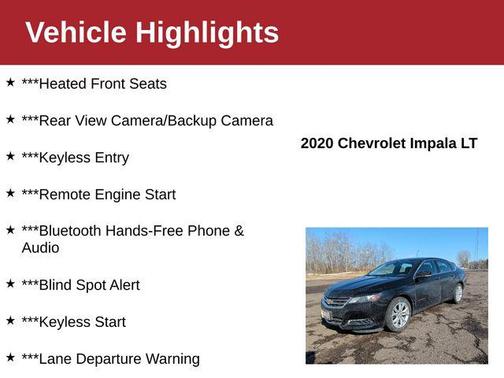 2020 Chevrolet Impala LT