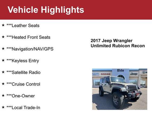 2017 Jeep Wrangler Unlimited Rubicon