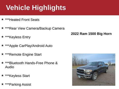 2022 RAM 1500 Big Horn/Lone Star