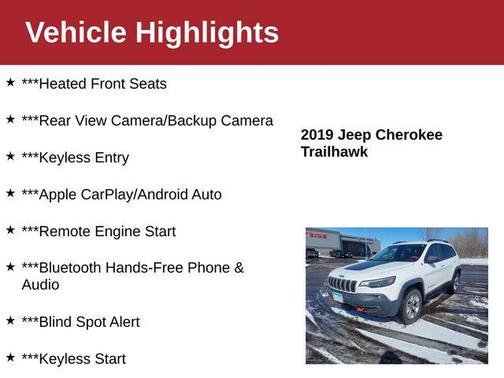 2019 Jeep Cherokee Trailhawk