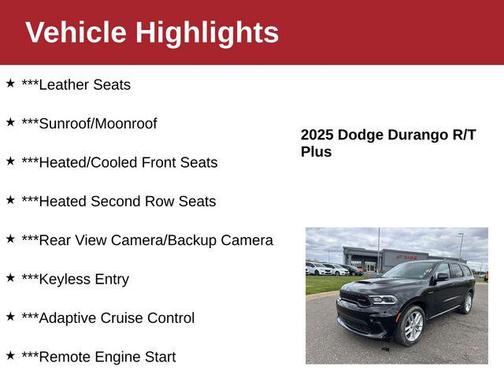 DB Black Crystal Clearcoat 2025 Dodge Durango R/T