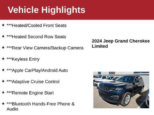 Midnight Sky 2024 Jeep Grand Cherokee Limited