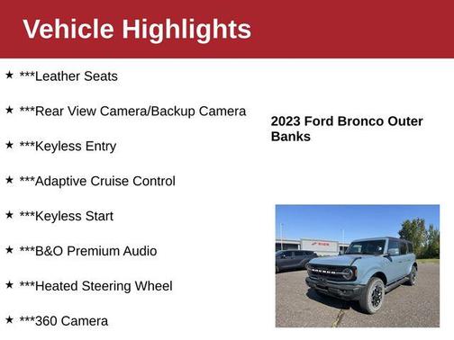 2023 Ford Bronco Outer Banks