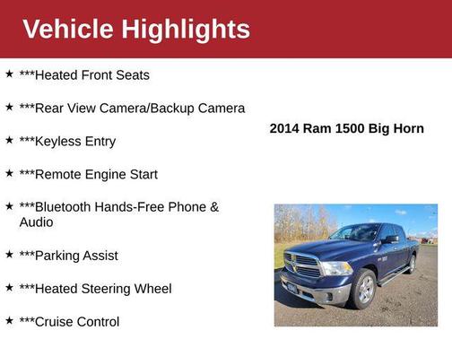2014 RAM 1500 Big Horn