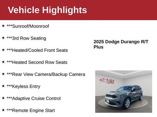 Destroyer Gray Clearcoat 2025 Dodge Durango R/T