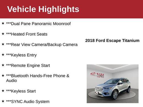 2018 Ford Escape Titanium