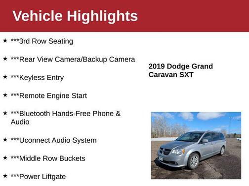 2019 Dodge Grand Caravan SXT