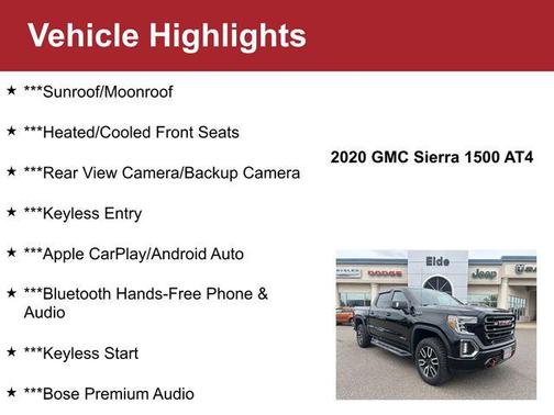 2020 GMC Sierra 1500 AT4