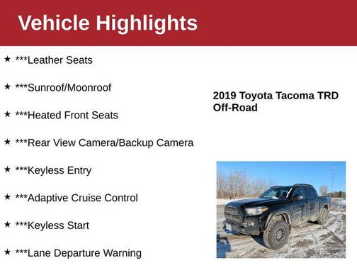 2019 Toyota Tacoma TRD Off Road
