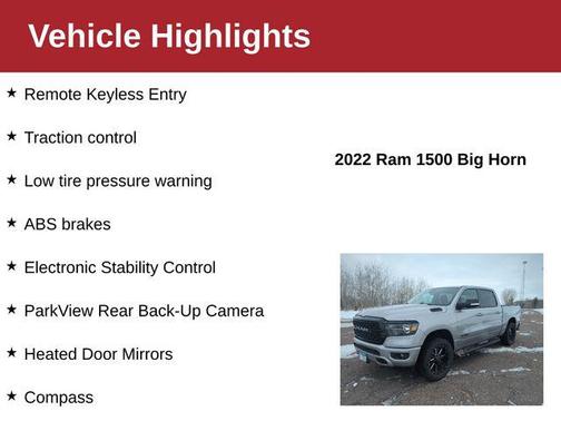 2022 RAM 1500 Big Horn/Lone Star