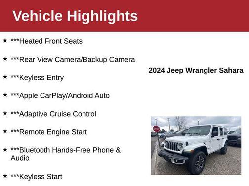 2024 Jeep Wrangler 4-Door Sahara 4x4