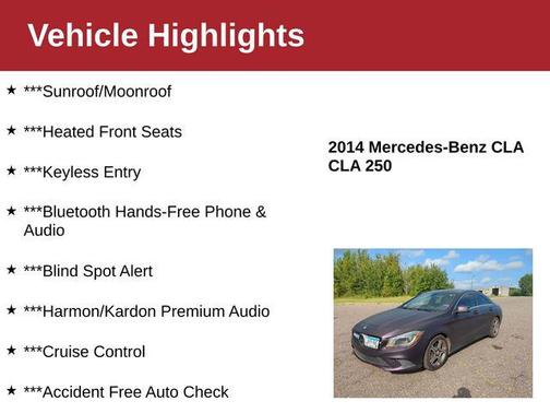2014 Mercedes-Benz CLA-Class 4MATIC