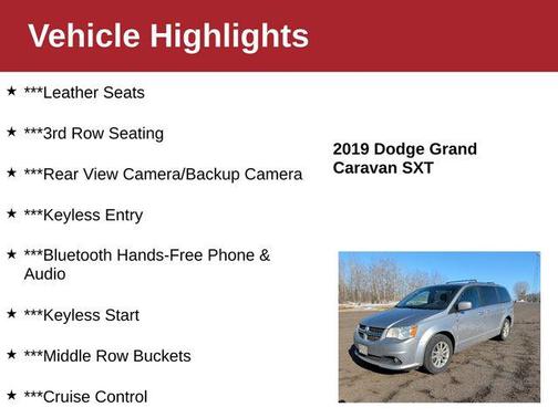 2019 Dodge Grand Caravan SXT