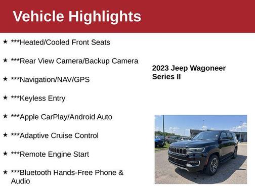 Diamond Black Crystal Pearlcoat 2023 Jeep Wagoneer Series II