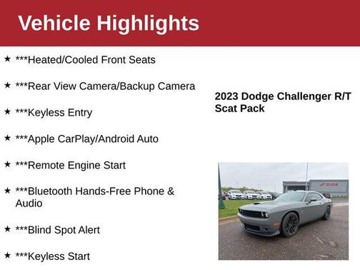 Destroyer Gray Clearcoat 2023 Dodge Challenger R/T Scat Pack